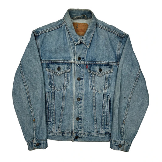Levis Denim Jacket - Large Light Wash Cotton