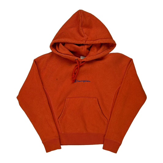 Reverse Weave Champion Hoodie - XS Orange Cotton