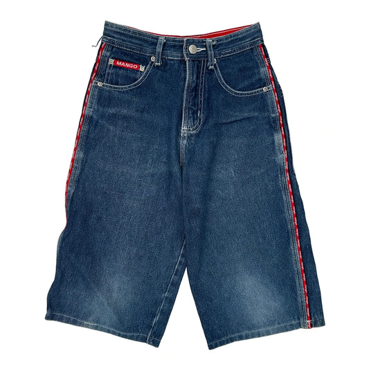 Age 8 Mango Denim Shorts - Smallw 10L Blue Cotton