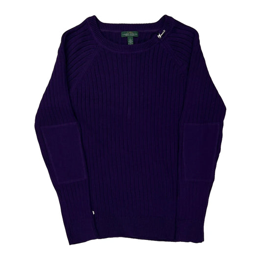 Ralph Lauren Jumper - Large Purple Cotton