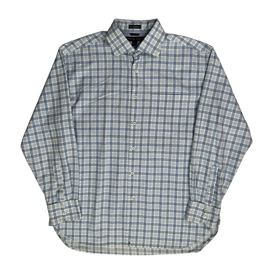 Tommy Hilfiger Checked Shirt - Large Blue Cotton