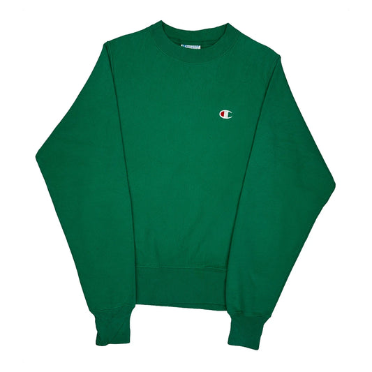 Reverse Weave Champion Sweatshirt - XS Green Cotton