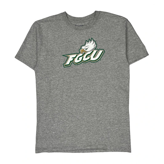 Fgcu Champion College T-Shirt - Small Grey Cotton Blend