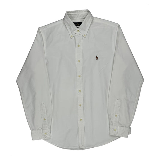 Ralph Lauren Shirt - Medium White Cotton