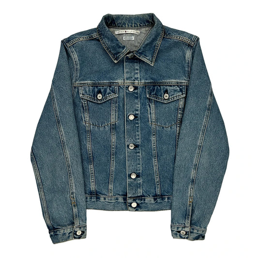 Tommy Hilfiger Denim Jacket - Large Blue Cotton