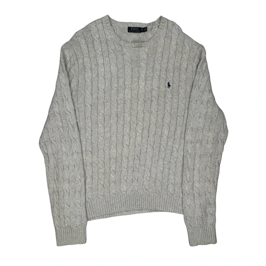 Polo By Ralph Lauren Jumper - XL Grey Cotton