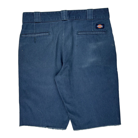 Dickies Shorts - 34W 10L Blue Cotton Blend