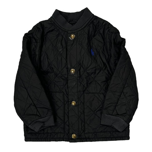 Vintage Age 3 Polo By Ralph Lauren Jacket - XS Black Polyester