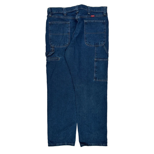 Wrangler Carpenter Jeans - 36W 32L Blue Cotton