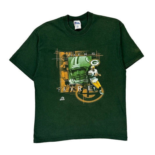 Made In USa Green Bay Packers Pro Player Nfl T-Shirt - Large Green Cotton