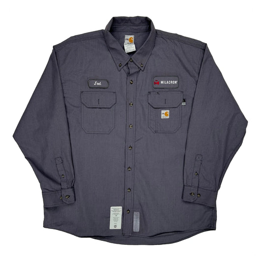 Milacron Carhartt Shirt - 2XL Grey Cotton Blend