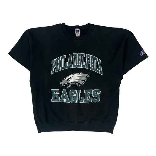 Made In USA Russell Athletic Philadelphia Eagles Sweatshirt - XL Black Cotton