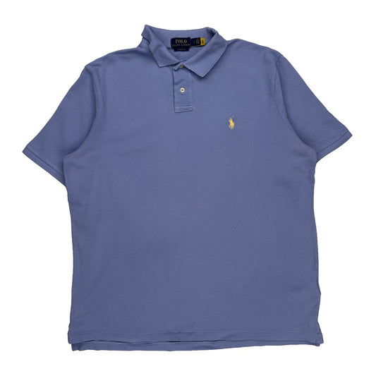 Polo By Ralph Lauren Polo Shirt - Large Blue Cotton