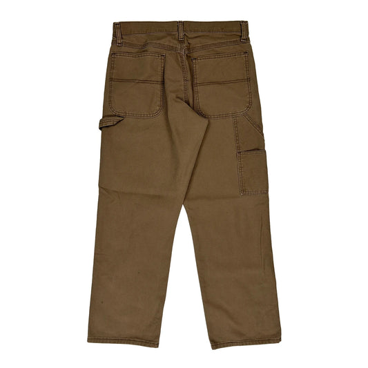 Dickies Carpenter Trousers - 32W 30L Brown Cotton