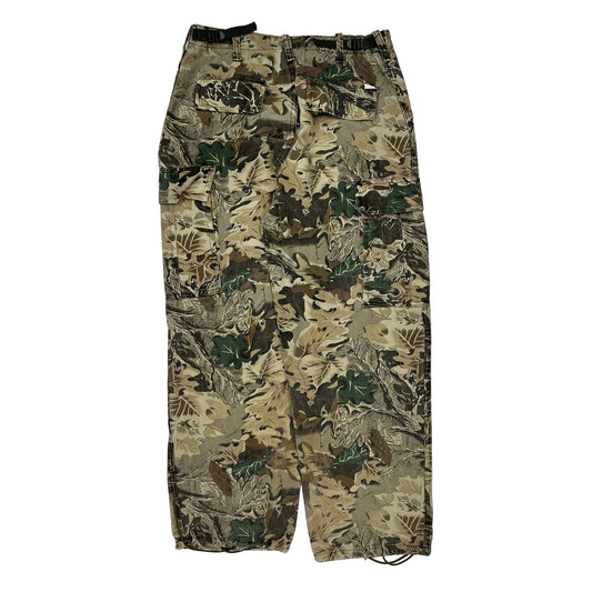 Unbranded Camo Cargo Trousers - Small Camo Cotton