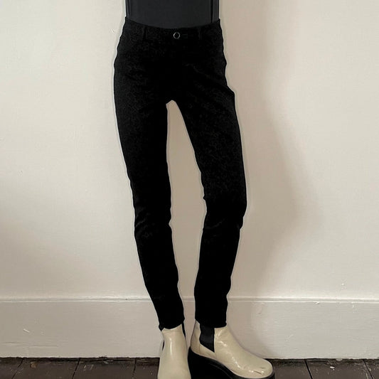 Vintage black Guess Trousers - womens 30" waist