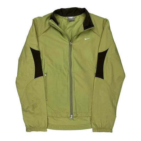 Nike Windbreaker - Small Green Polyester