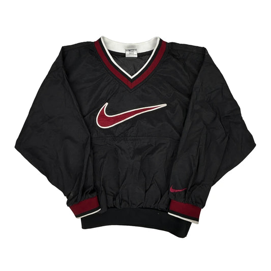 Age 10-12 Nike Windbreaker - Medium Black Polyester