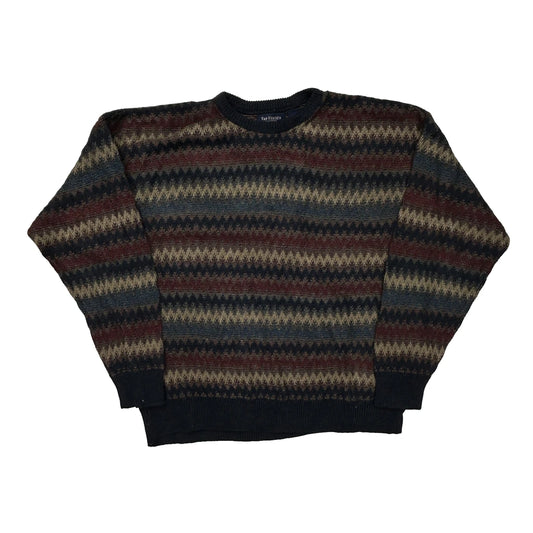 Van Heusen Striped Jumper - Large Multicoloured Acrylic