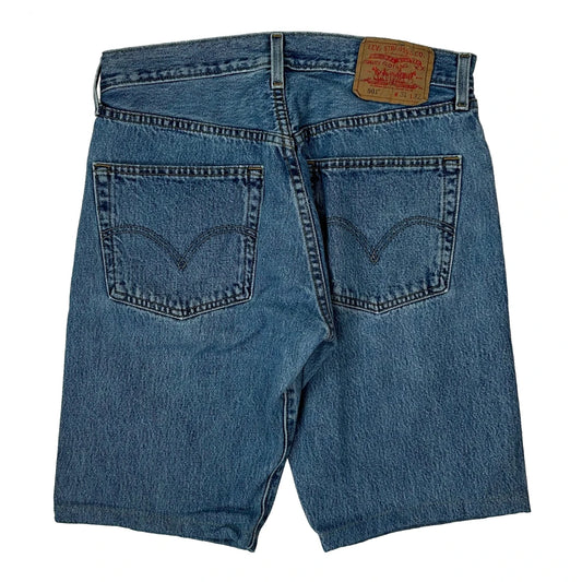 Vintage Levis Denim Shorts - 30W 11L Blue Cotton