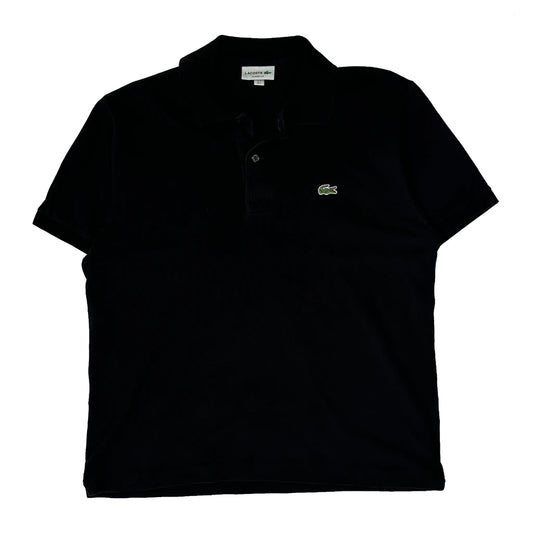 Lacoste Polo Shirt - Large Black Cotton