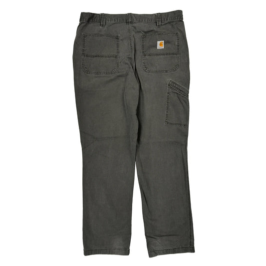 Carhartt Carpenter Trousers - 36W 34L Grey Cotton