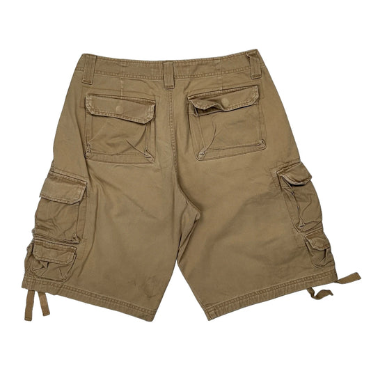 Vintage Lee Cargo Shorts - 31W 11L Beige Cotton