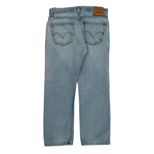 505 Levis Jeans - 34W 29L Light Wash Cotton