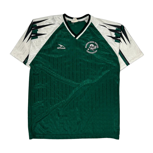 Beavercreek Soccer Association Score Football Shirt - Medium White Polyester