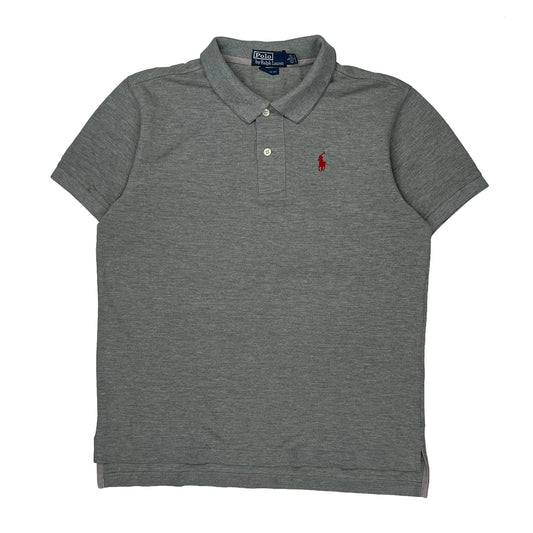 Polo By Ralph Lauren Polo Shirt - Large Grey Cotton