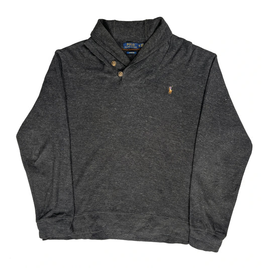 Polo By Ralph Lauren Jumper - XL Grey Cotton