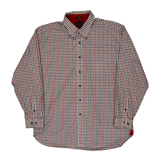 Vintage Tommy Hilfiger Checked Shirt - XL Red Cotton