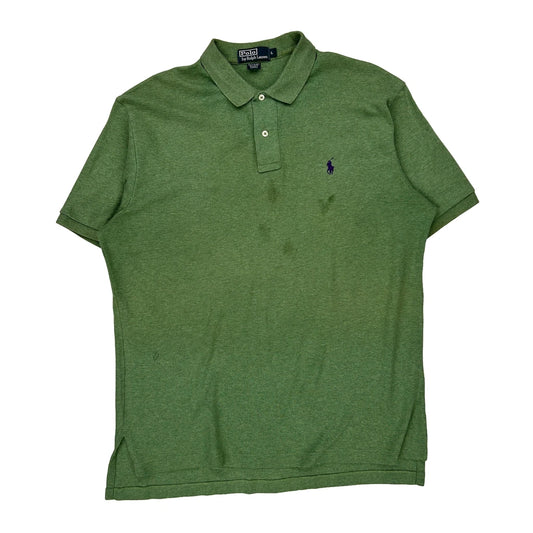 Polo By Ralph Lauren Polo Shirt - Large Green Cotton