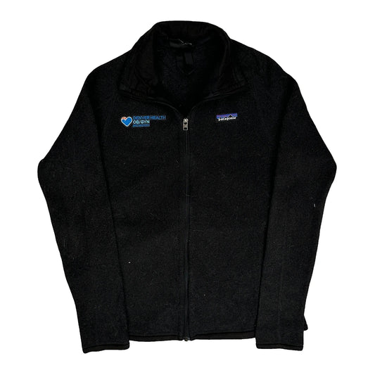 Patagonia Fleece Jacket - Small Black Polyester
