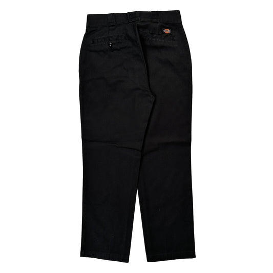 Dickies Trousers - 26W UK 6 Black Cotton Blend