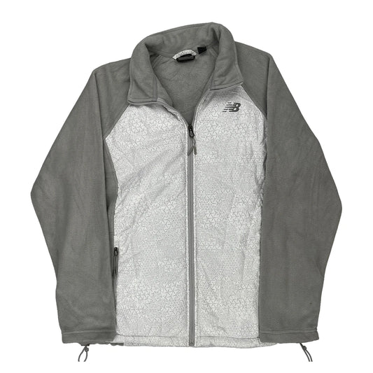 New Balance Fleece Jacket - XL Grey Polyester