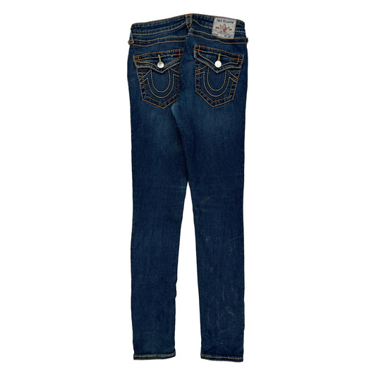 Stella True Religion Skinny Jeans - 29W UK 8 Blue Cotton Blend