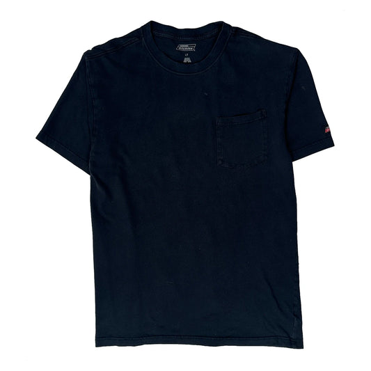 Vintage Dickies Tall T-Shirt - Large Black Cotton