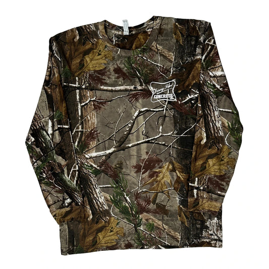 Unbranded Camo Long Sleeve T-Shirt - Large Camo Cotton