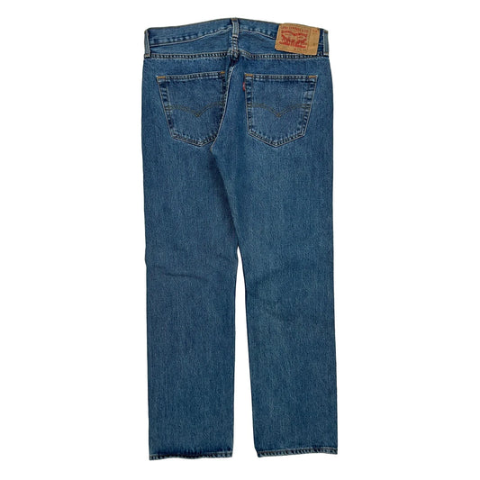 501 Levis Jeans - 34W 30L Blue Denim