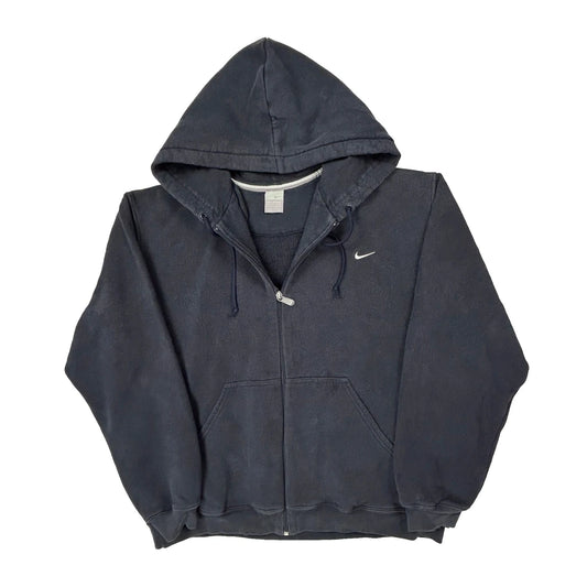 Nike Hoodie - Large Navy Cotton