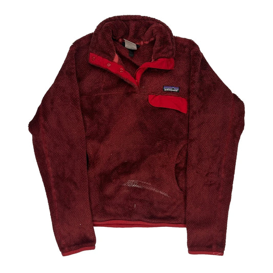 Patagonia Fleece - Small Red Polyester