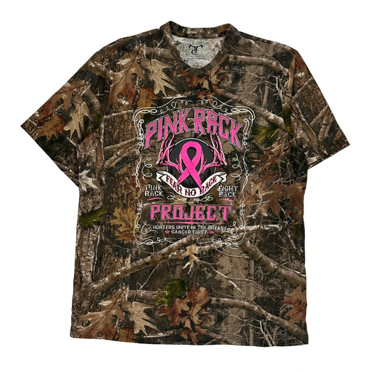 True Timber Camo T-Shirt - Large Camo Cotton