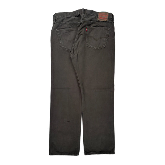 501 Levis Jeans - 36W 30L Grey Cotton