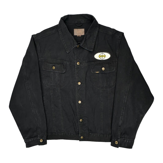 River Cities Paranormal Society Lee Graphic Denim Jacket - 2XL Black Cotton