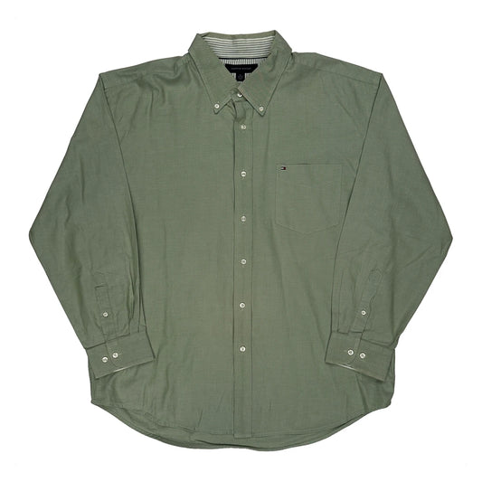 Tommy Hilfiger Shirt - XL Green Cotton