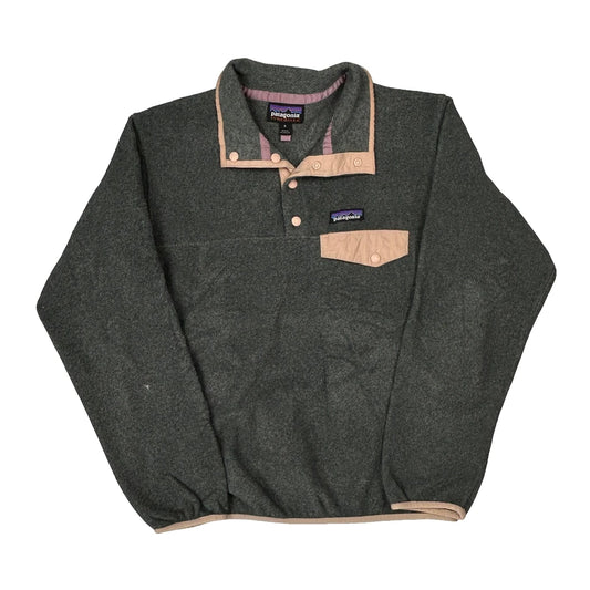 Vintage Patagonia Fleece - Small Grey Polyester