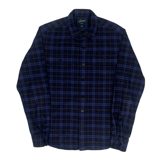 Unbranded Flannel Shirt - Medium Blue Cotton