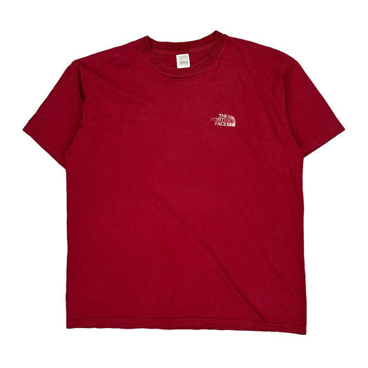 The North Face T-Shirt - Large Red Cotton