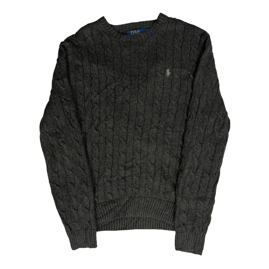 Polo By Ralph Lauren Jumper - Large Grey Wool